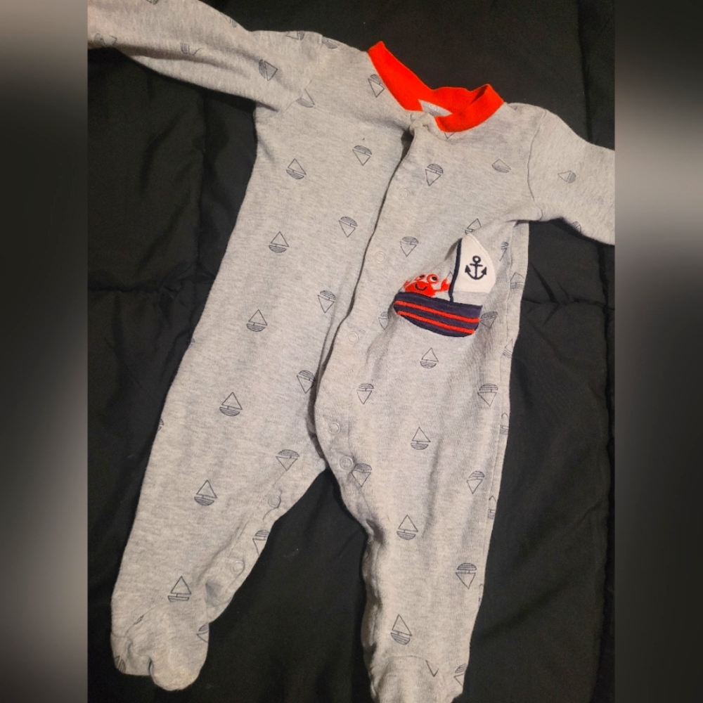 Boys footed sleeper